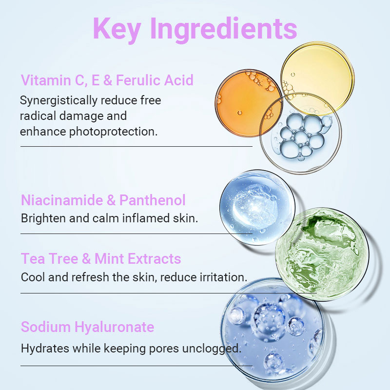 private label gel sunscreen spf 50+